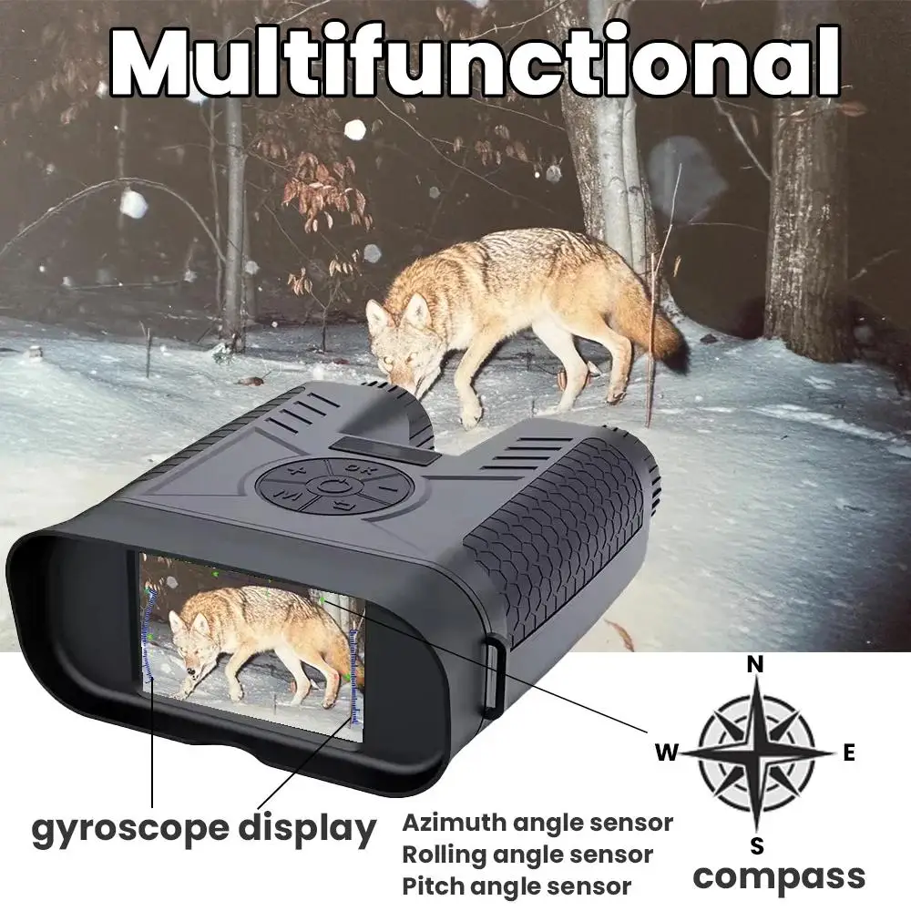 

Night Vision Recorder Tactical Goggles Binoculars Monocular Red Dot Scope Laser For Hunting Camping Observation