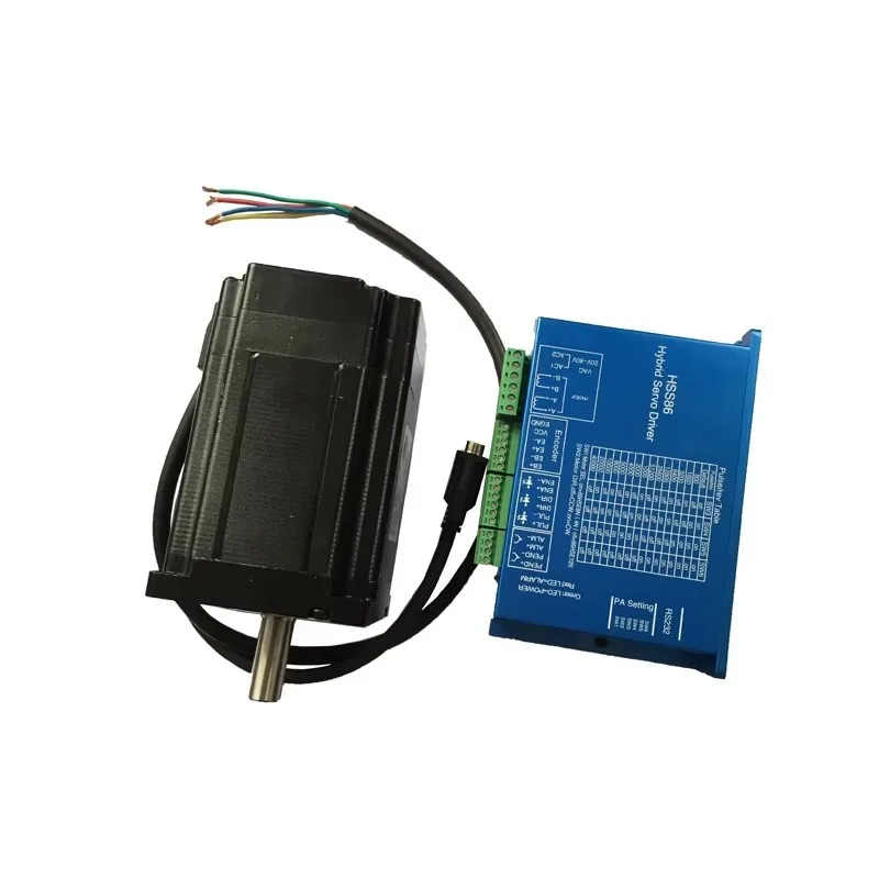Hybrid Nema 34 4.5N.m-12.0N.m Closed Loop Series Stepper Motor with HSS86 Driver CE Certified 3-Phase
