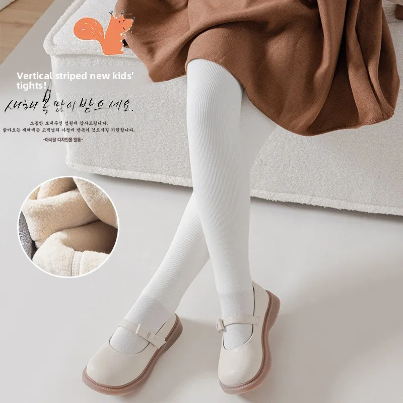 0-12 Years Cute Kids Girls Cotton Tights Spring Autumn Winter Cotton Stocking Breathable Pantyhose For Toddler Girls