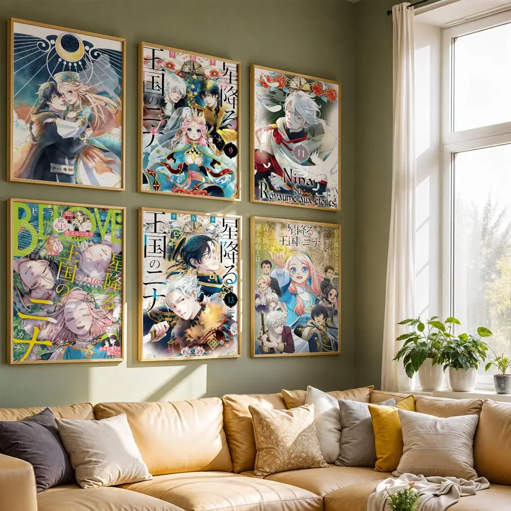 Anime Nina the Starry Bride Poster HD Quality Wall Art Retro Posters For Home Room Wall Decor Kawaii Room Decor