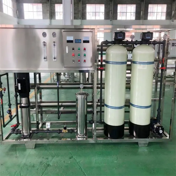 Reverse Osmosis Large Capacity Seawater Desalination 1000 Liters Per Hour Filter Intelligent Fully Automatic