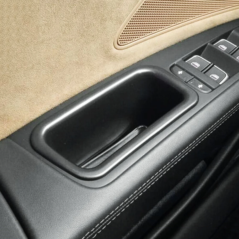 Auto-Türgriff-Aufbewahrungsbox ABS-Behälter Organizer Auto-Innenausstattung Zubehör für Audi A8 D4 4H 2011-2017 LHD