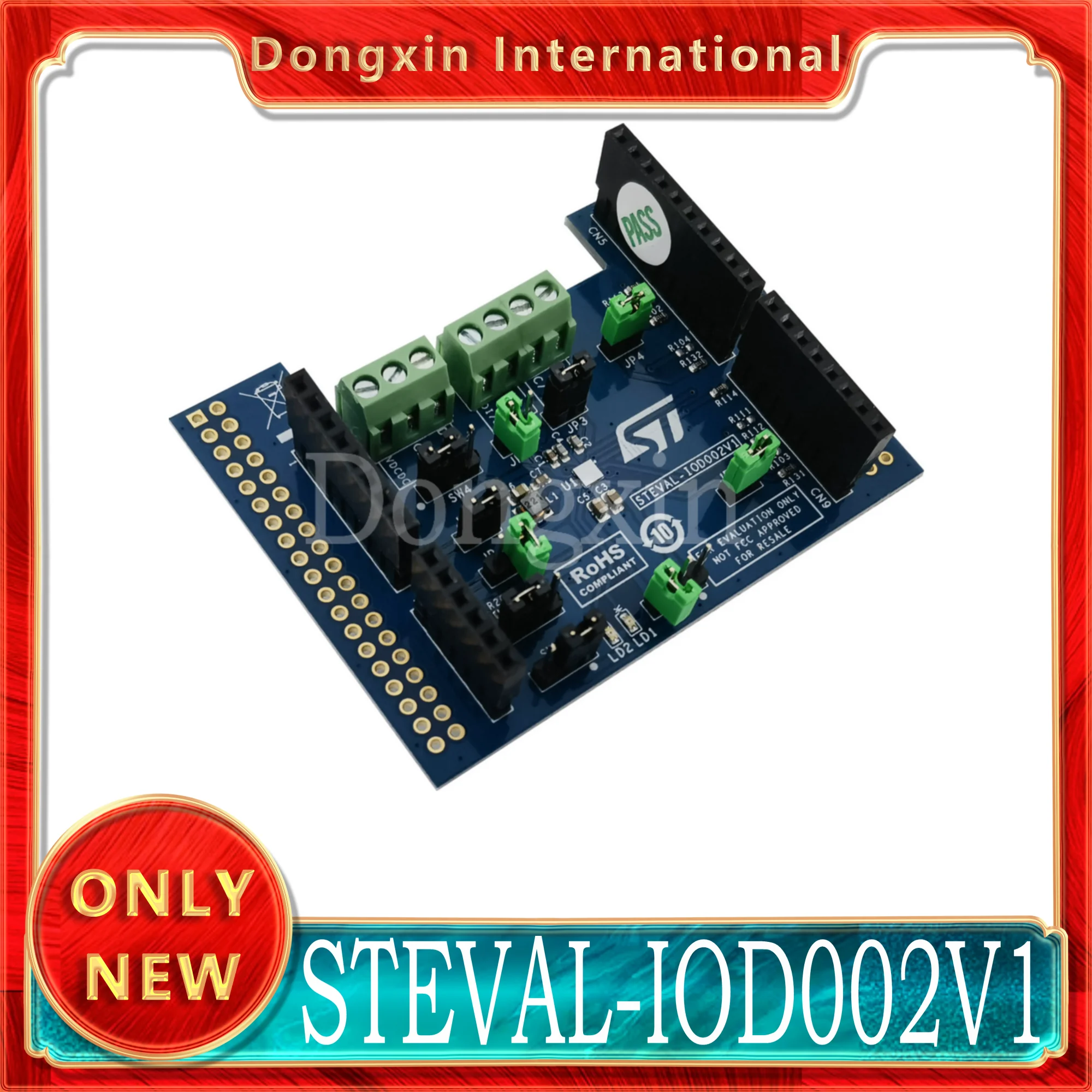 

STEVAL-IOD002V1 STM32 Nucleo L6364W dual-channel IO-Link device expansion board