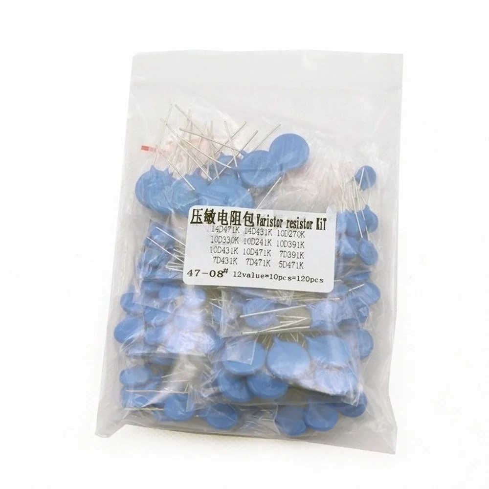 

12 Values 120pcs Varistor Assortment Kit Common Electronic Components