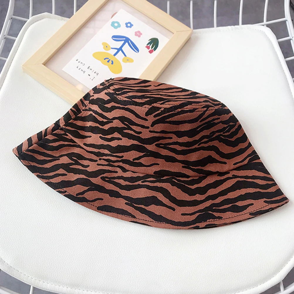 

Zebra Stripe Fisherman Summer Sun Hat Lightweight Collapsible Beach Outdoor Bucket Hat For Women Men Travel Hiking