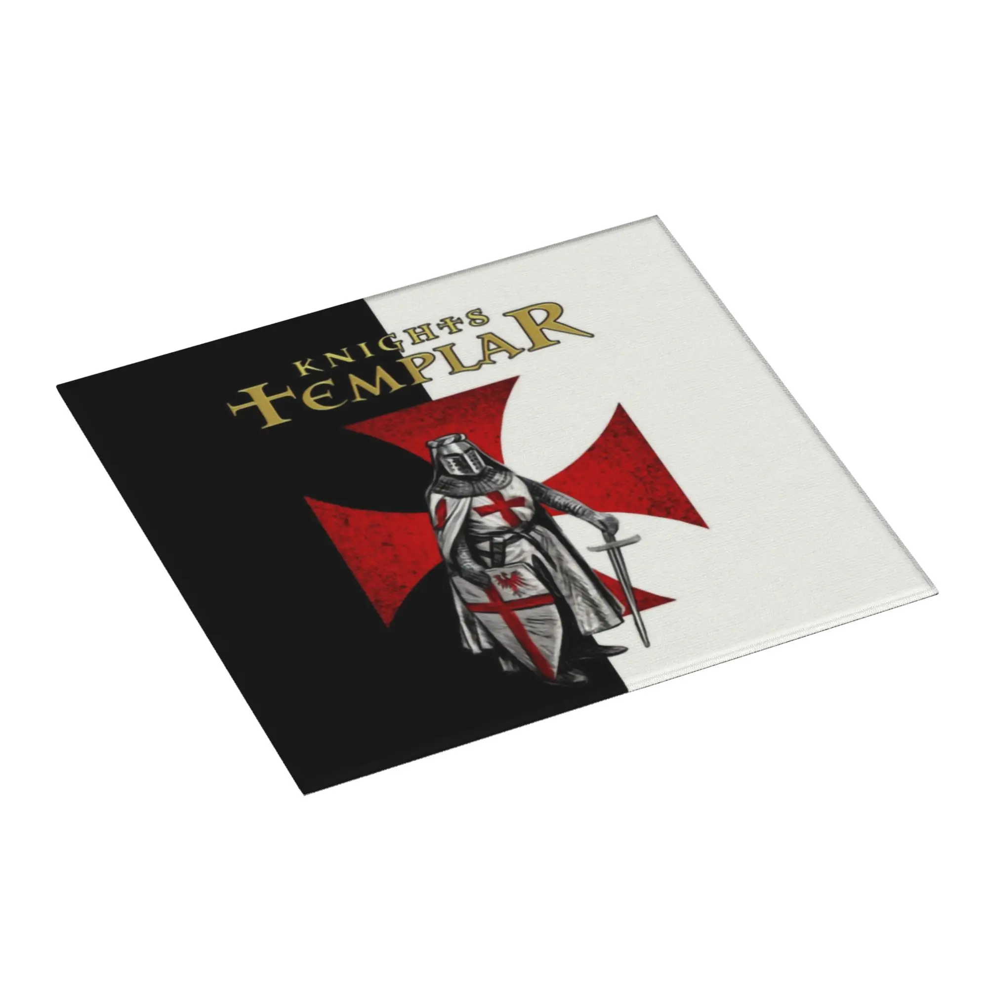 Knight Templar Non‑Slip Waterproof Absorbent Barware Tableware Oil Proof Crusades Knights Christian Warrior Mat For Kitchen