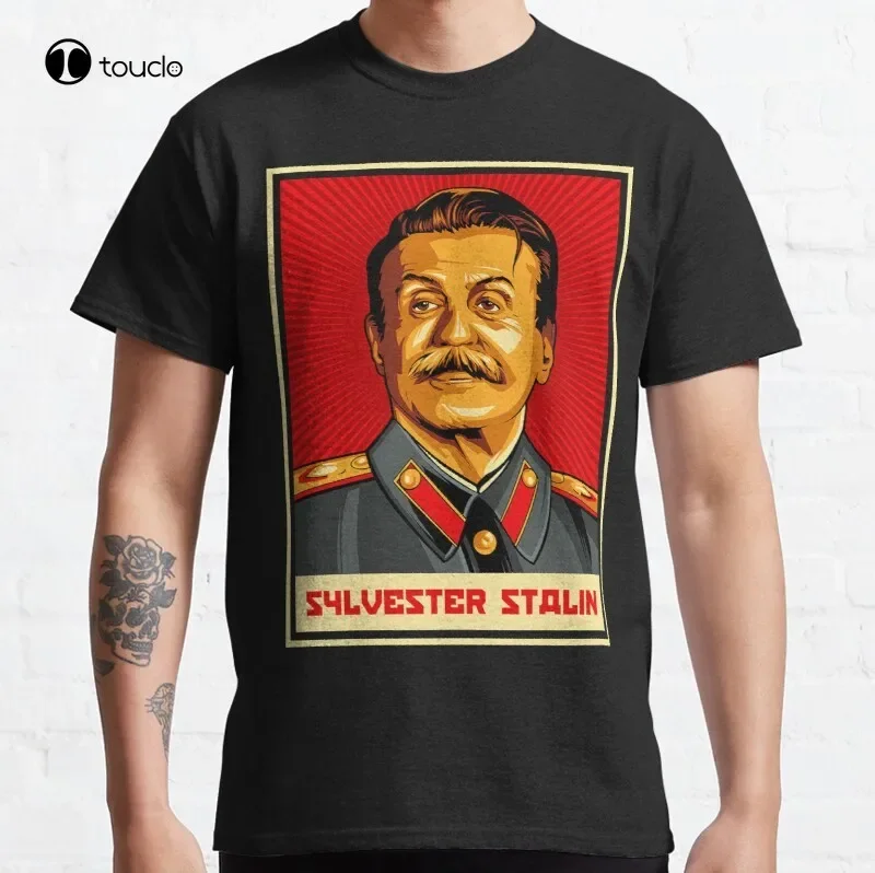 Sylvester Stalin Classic T-Shirt Cotton Tee Shirt Unisex Fashion Tshirt Summer Women Shirts Xs-5Xl