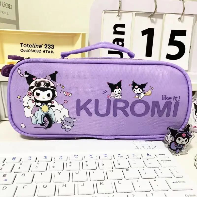 Pochacco Sanrio Anime Feder mäppchen Kawaii niedlichen Stift Tasche Student Briefpapier Aufbewahrung tasche tragbare hohe Kapazität Bleistift box Kinder Geschenk