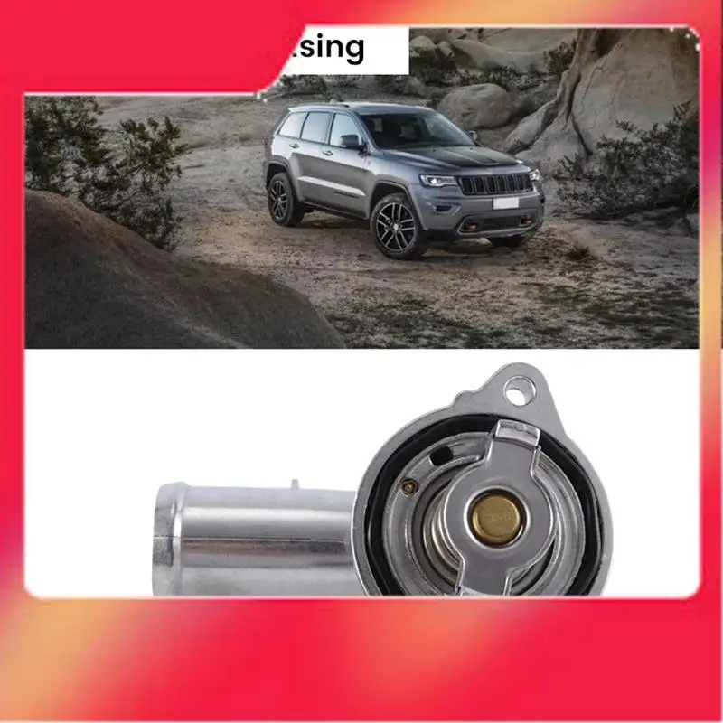 

Aluminum Thermostat Housing Replacement Parts For Dodge Durango Jeep Grand Cherokee 3.6L 2011-2015 5184651AG-M54K