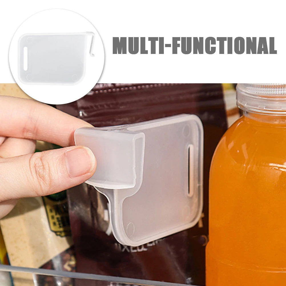 24 Pcs Compartment Partition Fridge Refrigerator Storage Divider White Plastic Container Separator Kitchen Facilities