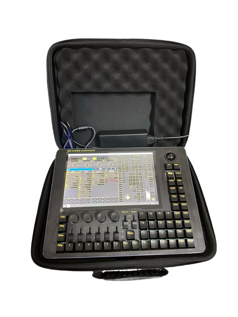 For New Mini Stage Lighting Command Wing DMX512 Dimming Console Portable Light Controller For Theater Wedding Live Show