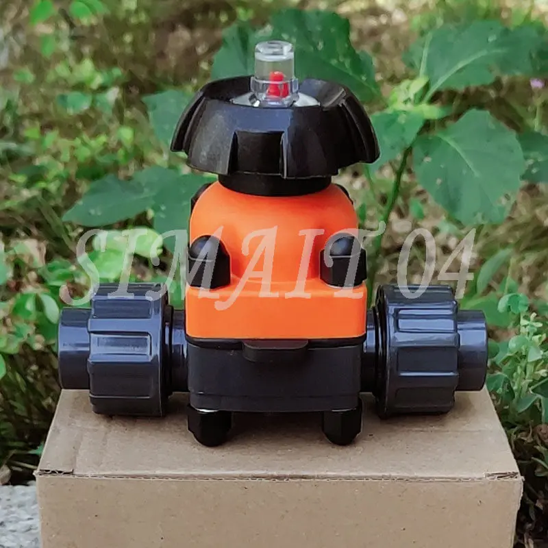 

Поворотный мембранный клапан двойного назначения 15/20/25/32/40, пластиковый ручной ПВХ/ПВДФ с гибким соединением