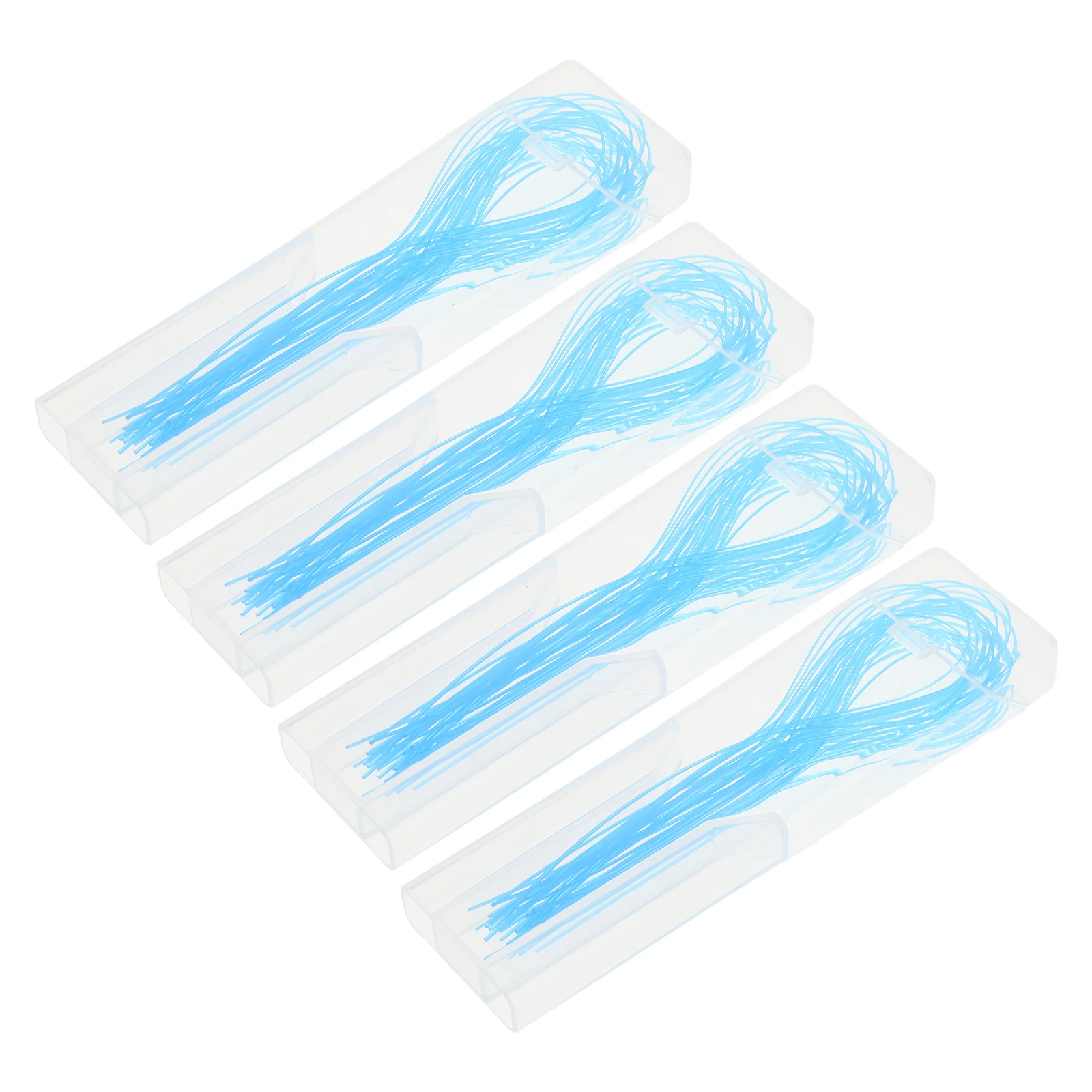 

4 Packs Dental Floss Threader for Implants Bridge Braces Plastic Bridges Efficient Cleaning Comfortable Material