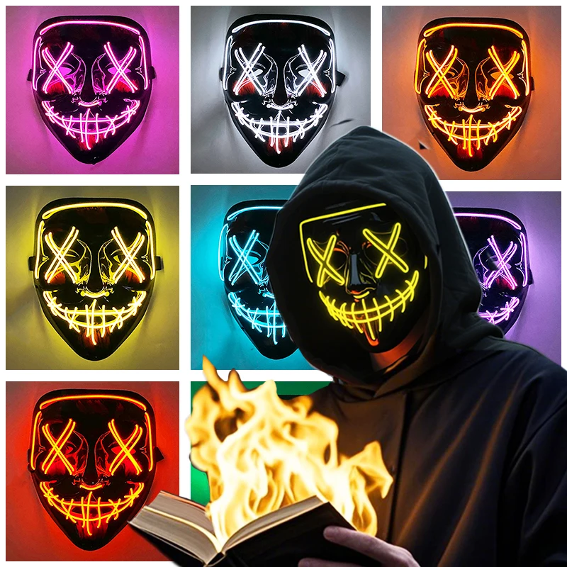 Personalización profesional Má - Led Purge Mask Halloween reseña y precio