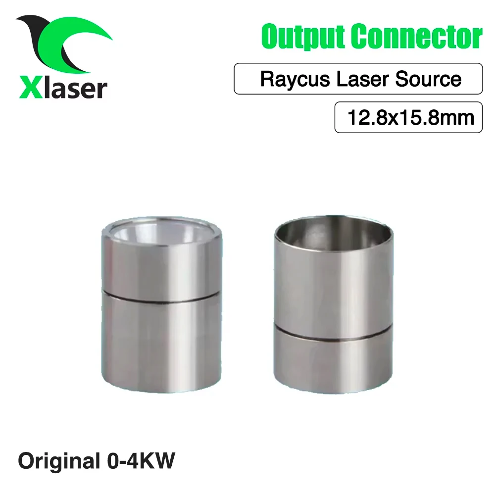 XLaser Raycus Laser Source Output Connector Protective Lens Group 12.8x15.8mm For Raycus Fiber Power Source WSX Laser Cutting