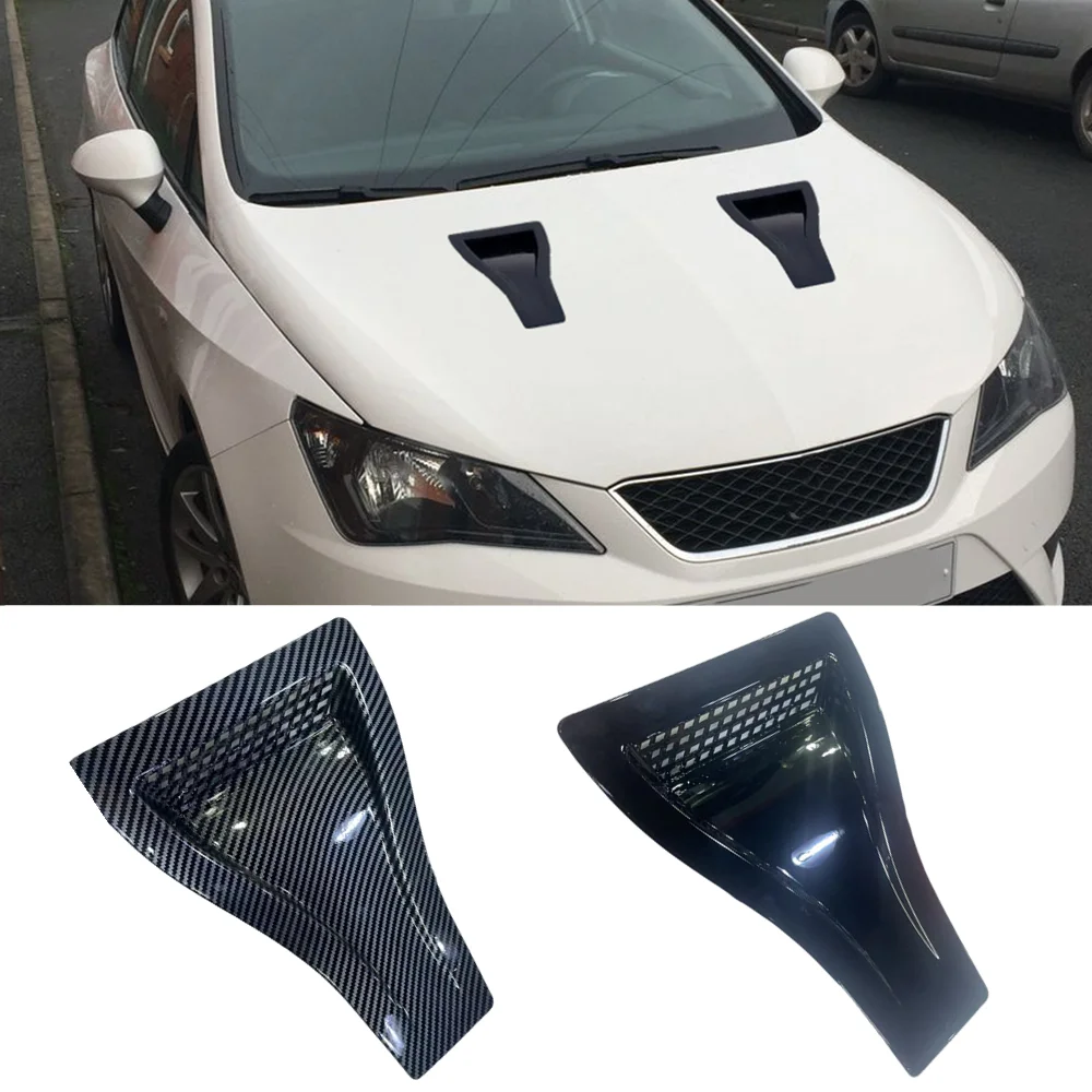 Fits For Seat Ibiza FR Ateca Altea Leon Alhambra Exeo Toledo Engine Hood Vent Louvers Air Scoop Bonnet Vent Air Intake Cover