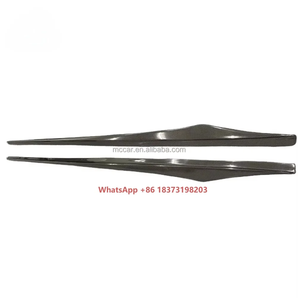 

Для M6 F12 F13 Боковые юбки из углеродного волокна V-образные боковые юбки Бамперы