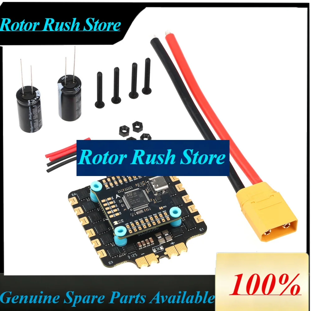 RoRusSoloGood F722 100A 8S FC ESC Stack For 13 Inch FPV Racing Drone Long Range Flight Controller
