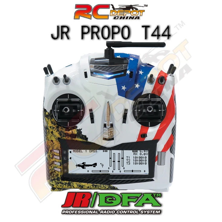 JR PROPO JR/DFA T44 remote control 11 channels 2.4G DSMM