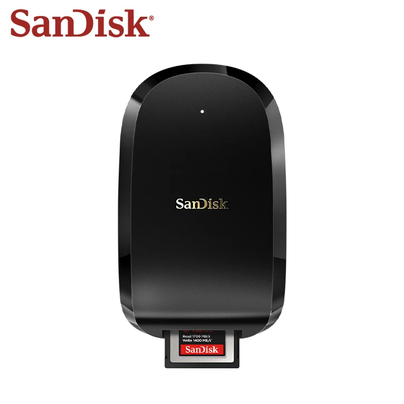 Original SanDisk Extreme PRO CFexpress Card Reader USB Type-C Single Port Card Reader High Speed For CFE Type B Memory Cards