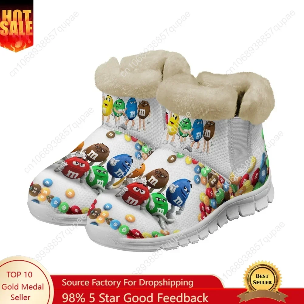 

M Chocolate Candy Snow Boots Mens Womens Teenager Shoes Keep Warm High Quality Casual Lightweight Couple Sports Custom Sneakers