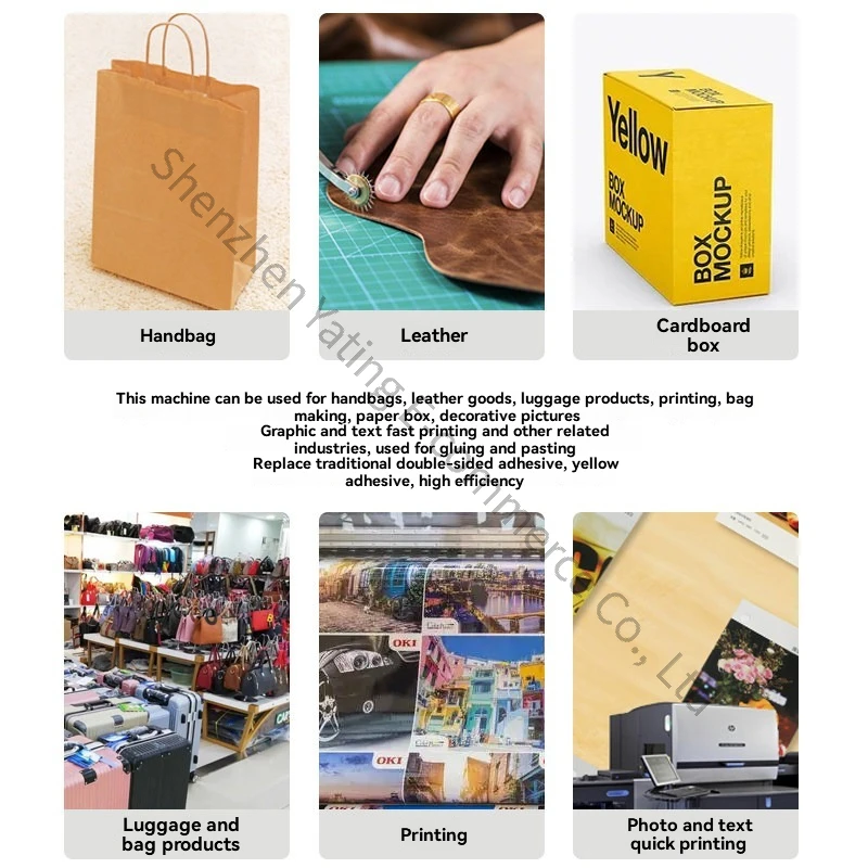 8/10/15mm Hand Push Hot Melt Glue Machine, Glue Coating Machine Gift Box Leather Frame, Electric Glue Dispensing Machine