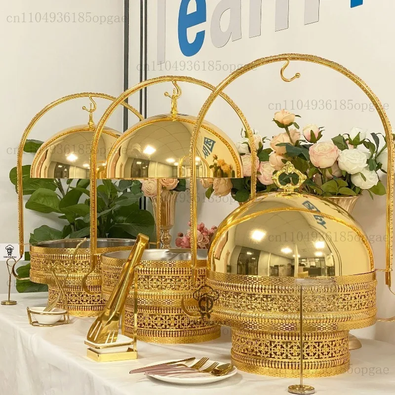 Golden Buffet Catering Stainless Steel Hot Pot Food Warm