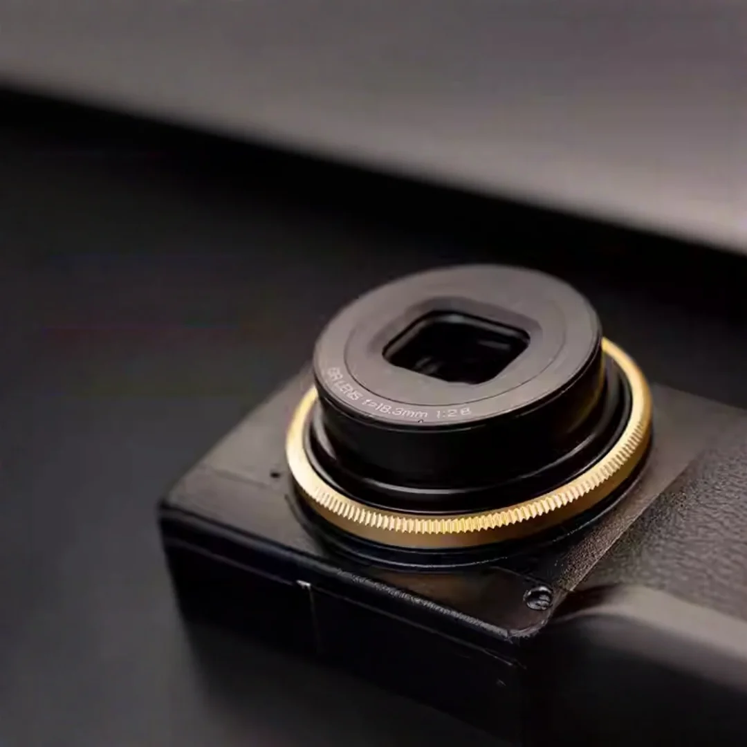 حلقة تزيين العدسات المعدنية الملونة لكاميرا Ricoh GR3 GRIII GR3X GRIIIX HDF أسود أحمر أخضر أزرق فضي ذهبي ملحقات