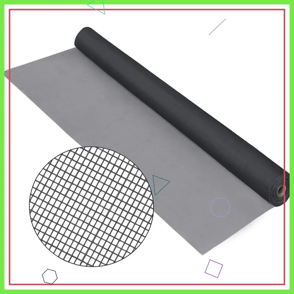 

Fiberglass Window Screen Roll 96in x 100ft DIY Custom Screens for Doors Windows Patios Pet Proof Mesh