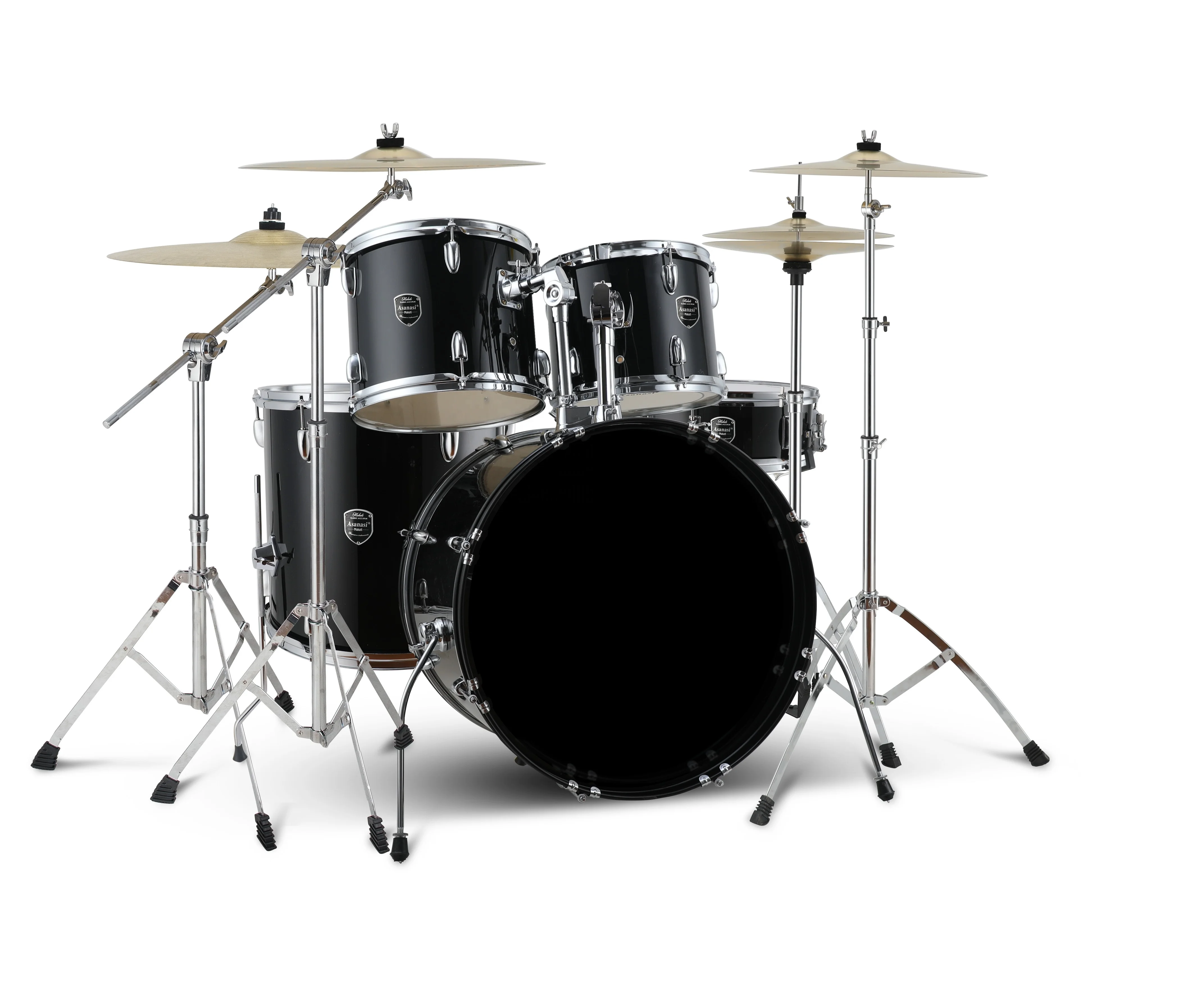

Hooqu High Quality Professional Drum Set 5 Drums 2 Cymbals Percussion Instruments Sold