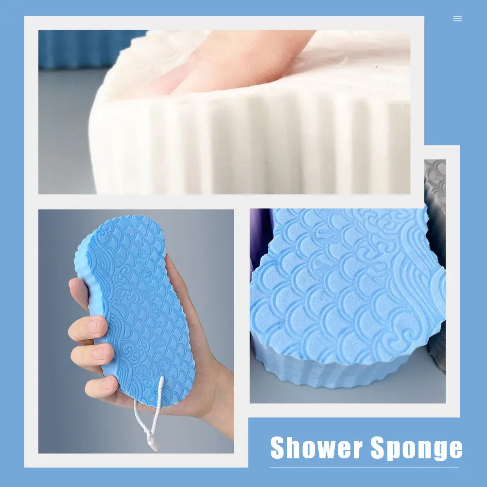 

3pcs Pva Bath Sponge For Baby Gentle Shower Sponge Cleansing Supplies Bathing Tools Body Scrubber Home Travel Use Bathroom