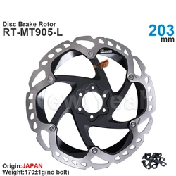 SHIMANO  6-Bolt - Disc Brake Rotor RT-MT905 203/180/160 mm ICE TECHNOLOGIES FREEZA  Original parts