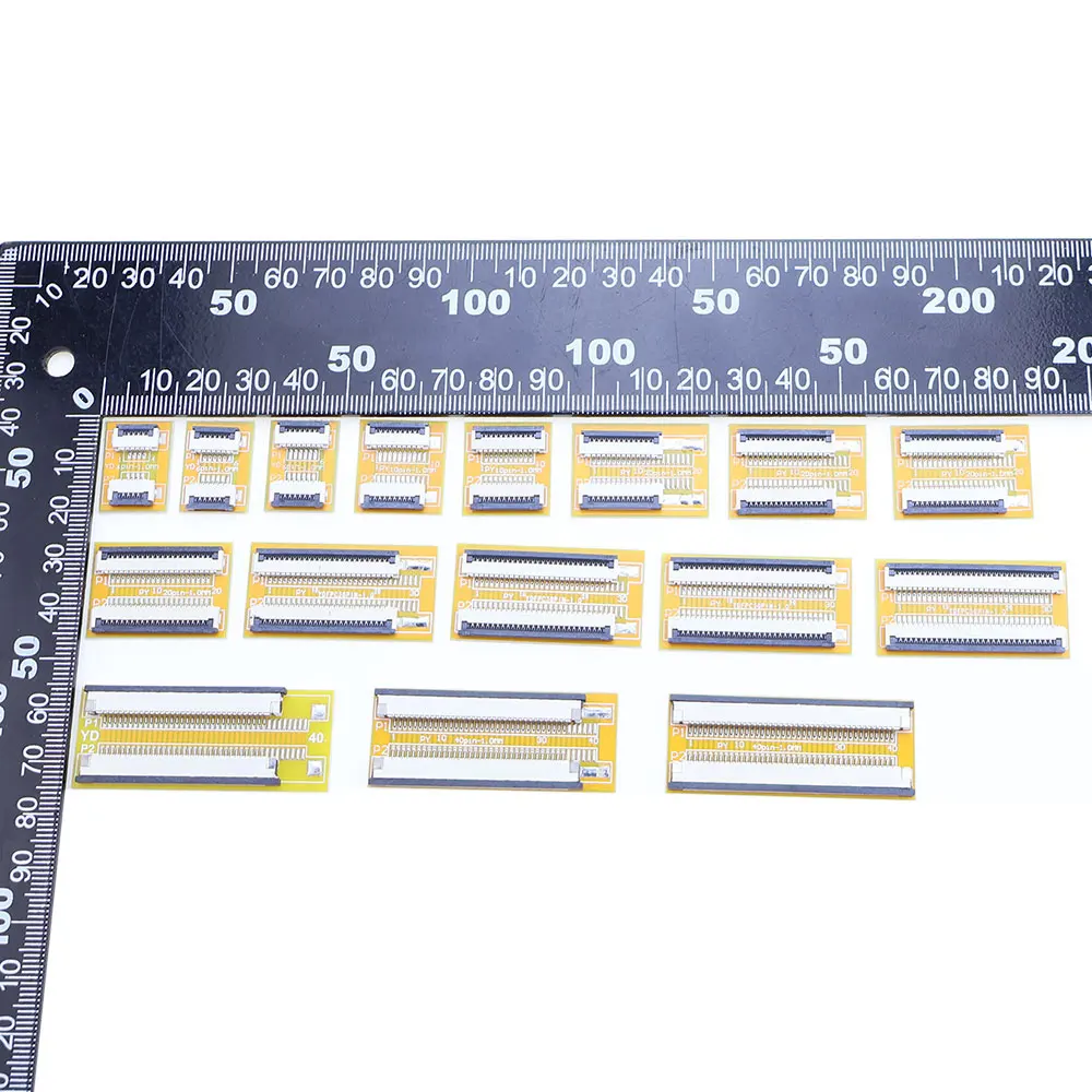 1/2PCS 0.5mm Pitch FFC FPC Flexible Flat Cable Lengthen Extension Board Adapter Board 4 5 6 8 10 12 15 16 20 24 26 28 30 32 34 4