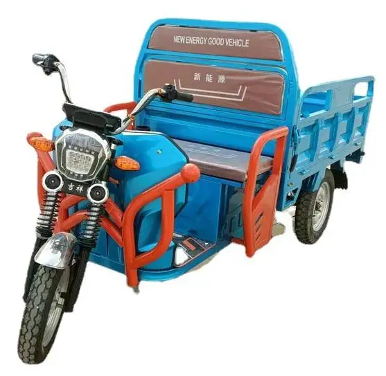 Wholesale New Energy Electric Tricycles 1.5 m Passenger-carrying Freight Dual-purpose Small Battery Car Home Use