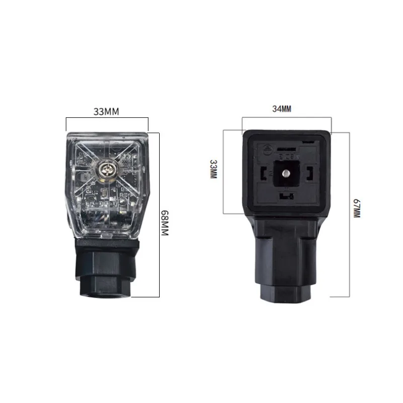 Plug-in 485 Communication Transmitter Module Linear Displacement Electronic Ruler Voltage Signal Conversion Module with Cable