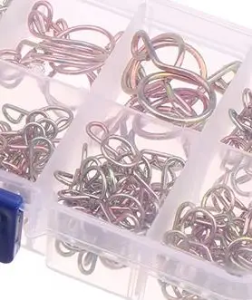 126 قطعة/صندوق 5 مللي متر-14 مللي متر خرطوم المشبك الزنك مطلي مشابك زنبركية والعتاد خرطوم خط الوقود المشبك للقوارب الدراجات النارية #1