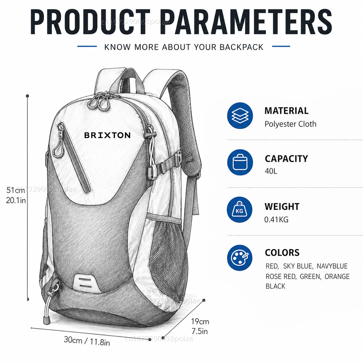 For Brixton Cromwell 125 250 1200 Crossfire 500 Storr 500 Sunray 125 LaRacing travel Men waterproof Backpack Bag Motorcycle Gift