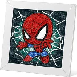 Analyste de peinture d'art de diamant de dessin animé avec GT pour enfants, AgesEasy Gem Art, cadre, cadeau, décoration murale pour la maison