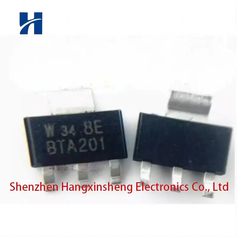 20PCS~200PCS/LOT BTA201W-800E BTA201 SOT-223 New original stock of SMT SOT223 thyristor transistor