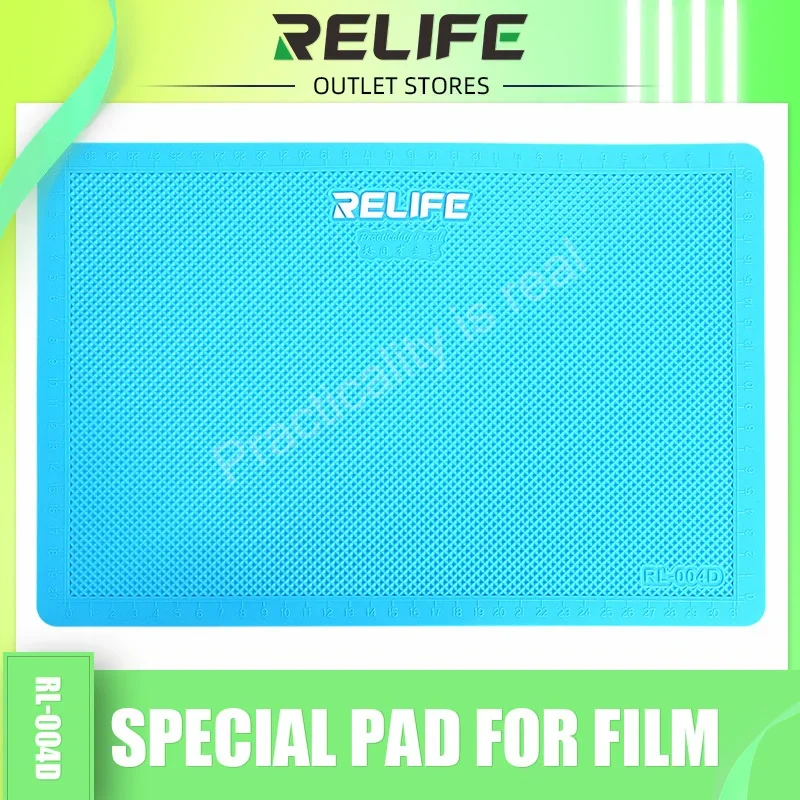 RELIFE RL-004D Anti Slip Washable Reusable Good Flexibility And No Deformation Special Silicone Pad for Film