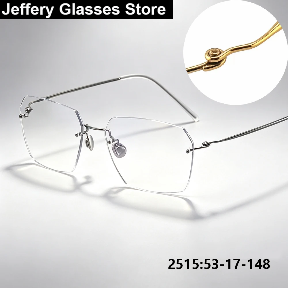 denmark-brand-men-polygon-rimless-eyeglasses-2515-fashion-square-frameless-oversize-pure-titanium-gold-ultralight-spectacle-gafa