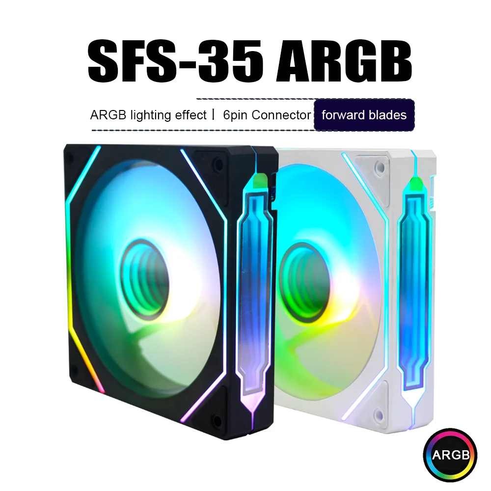 

Manmu Gaming RGB Cooler Fan 120 мм Вентилятор охлаждения компьютера Корпус Argb Вентилятор охлаждения для контроллера