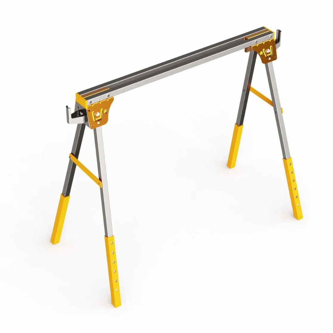 Foldable Metal Saw Frame Multifunctional Iron Portable Workbench for DIY Home Improvement Projects