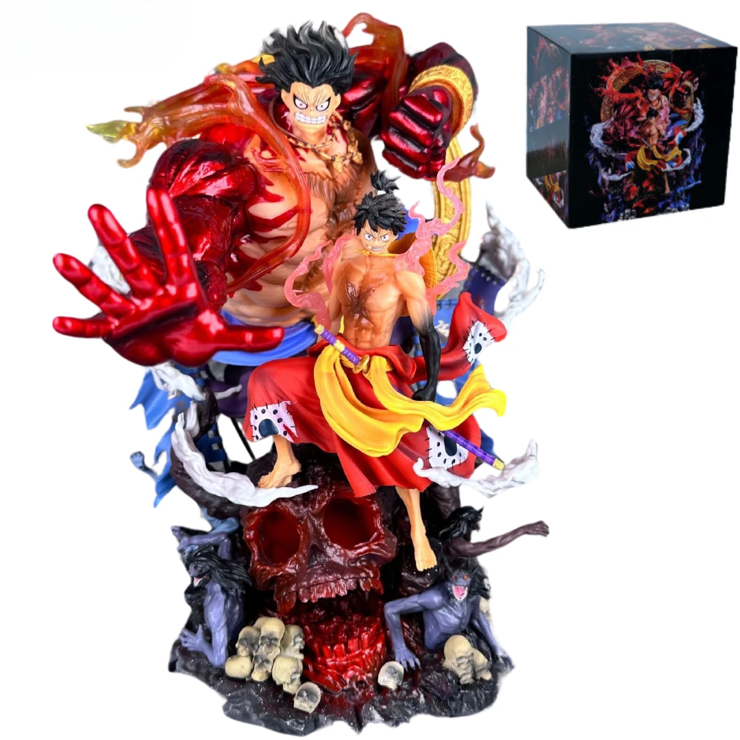 Hot Sale  Cartoon Anime Figure Popularity Resin Model Toy Oned Pieced Luffy The Island of Ghosts Action Figure