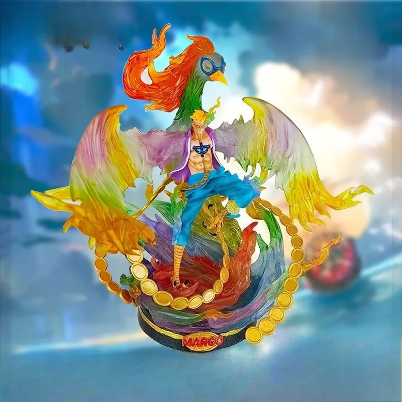 قطعة واحدة من شخصية GK Marco the Phoenix - تمثال كبير 40 سم، PVC، محاصر رائع، ديكور مجموعة الرسوم المتحركة