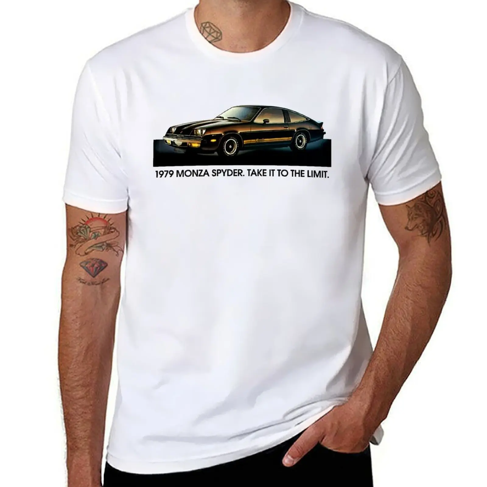 

MONZA SPYDER - ADVERT T-Shirt man t shirt luxury t shirts for man cotton funny T-Shirt