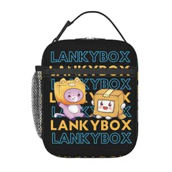 Cartoon Tv Movie Lankyboxs Portable Lunch Box Women Multifunction Cooler Thermal Food Insulated Lunch Bag Kids School Children