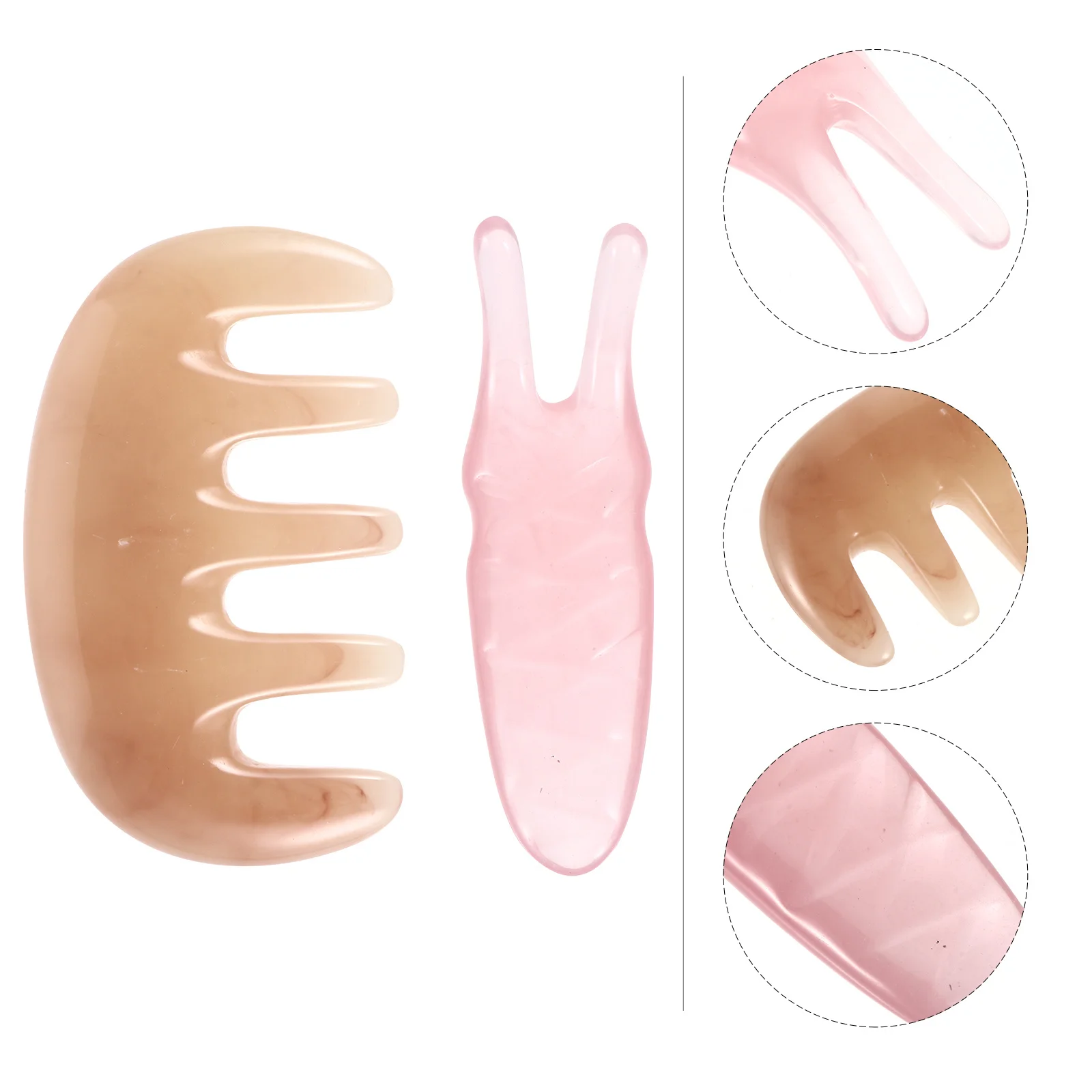 

Massage Comb Multifunctional Scraping Fork For Facial Head Tension Relief Tool Eye Serum Penetration Acupoint