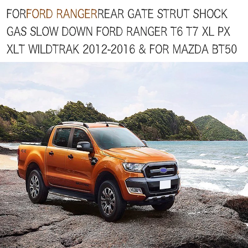 Autozubehör für Ford Ranger 2012 2013 2014 2015 2016 Heckklappen strebe Stoßdämpfer Gas langsamer Dämpfer Stütz lift 2 stücke – Detail 4