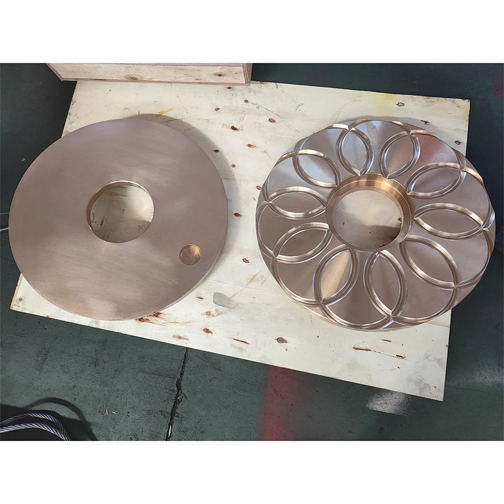 Gyratory Crusher Step Bearing Plate Crusher Bronze Spare Part Manufacturer Factory